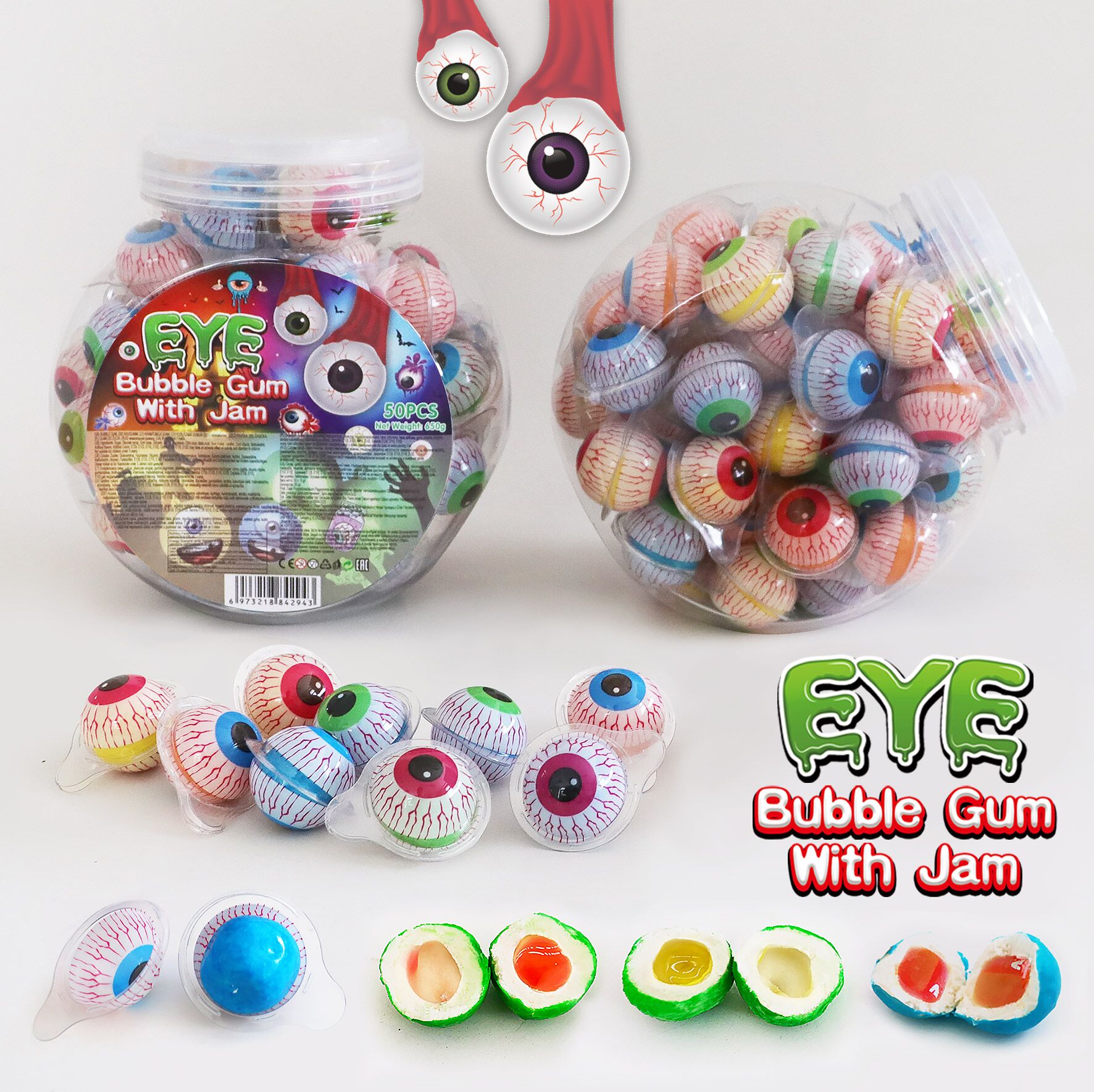 Eye Bubble Gum